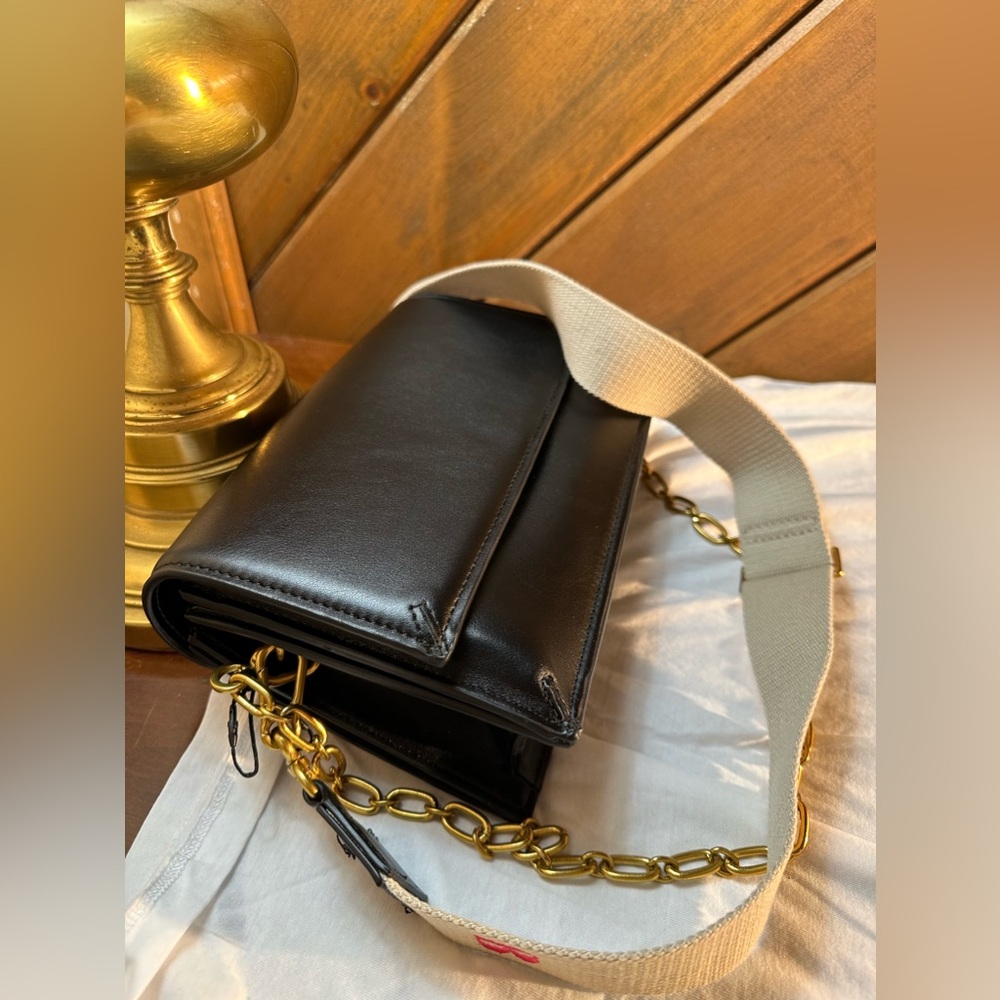 ZARA black Leather Shoulder bag $65